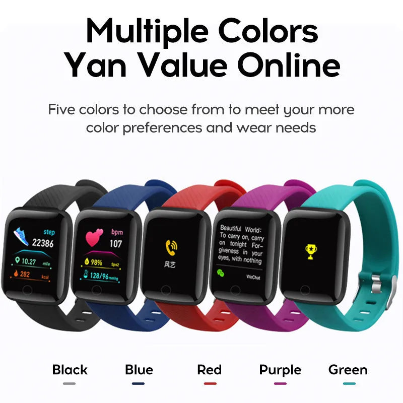 Men Blood Pressure Waterproof Smartwatch