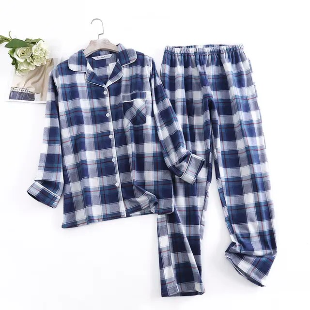 Cotton Flannel Women's Pajamas Sets