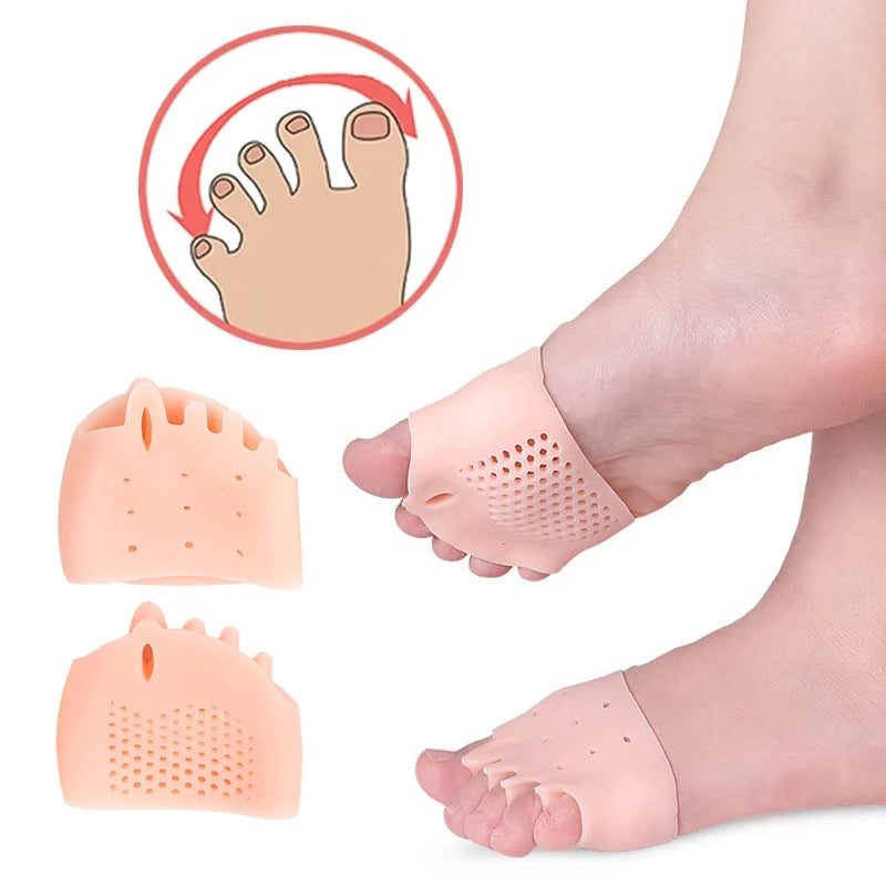 2pcs=1pair Toe Separator Hallux Valgus Corrector