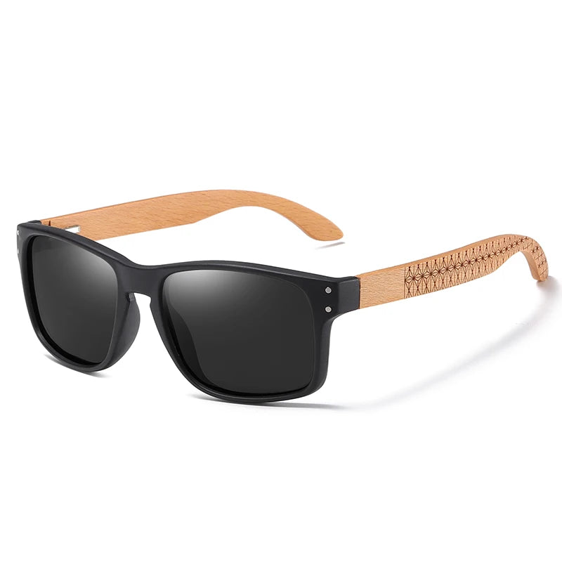 Beech wood Handmade Sunglasses Men