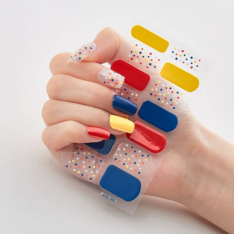 Full Cover Nail Stickers Designer Nail Decals