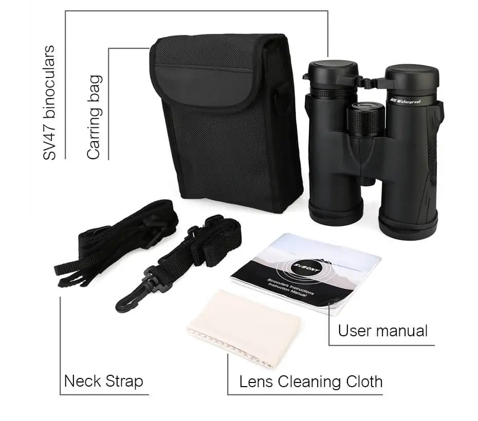 Binoculars, Waterproof camping equipment