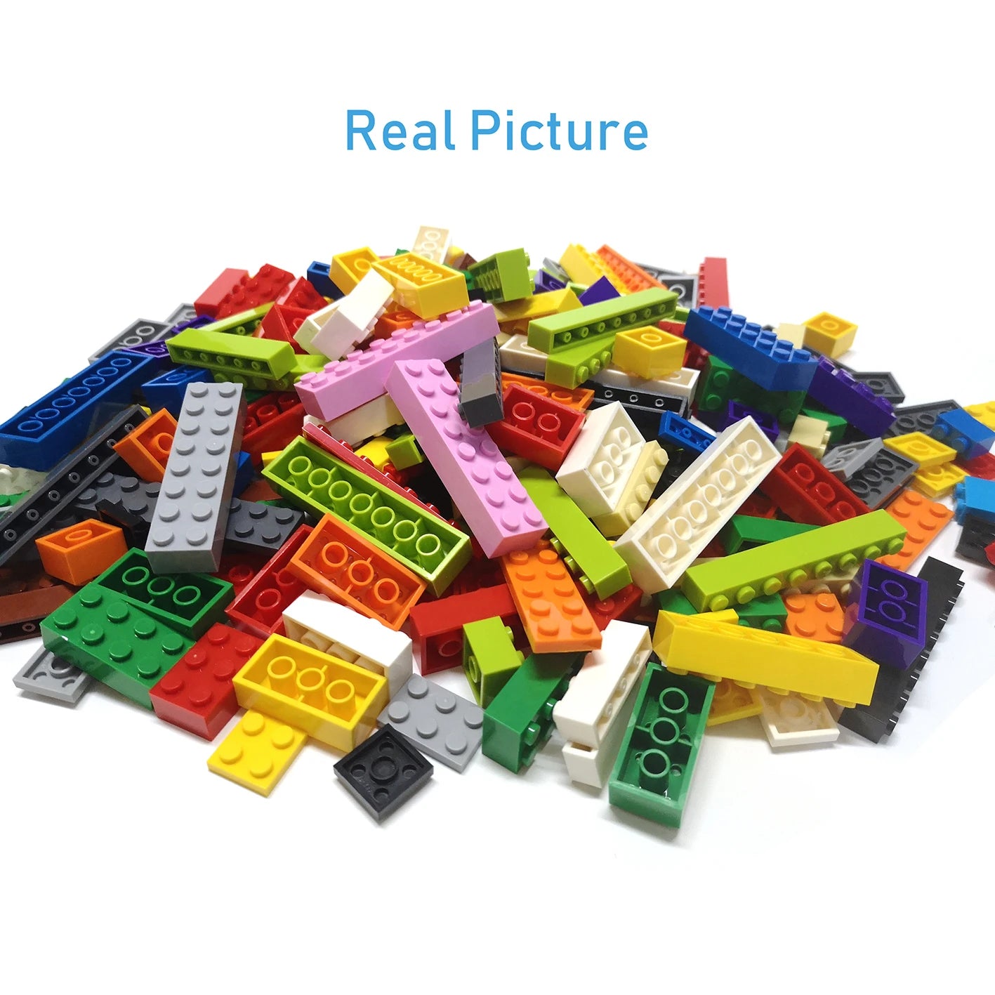 200pcs DIY Building Blocks Figure Bricks Ceramic Tile 2x2