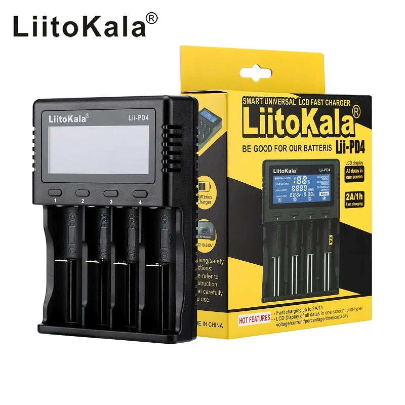 battery Charger for AA AAA 3.7V lithium NiMH battery