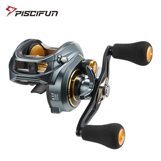 Low Profile Baitcasting Reel 15KG Max Drag 8+1 Bearings