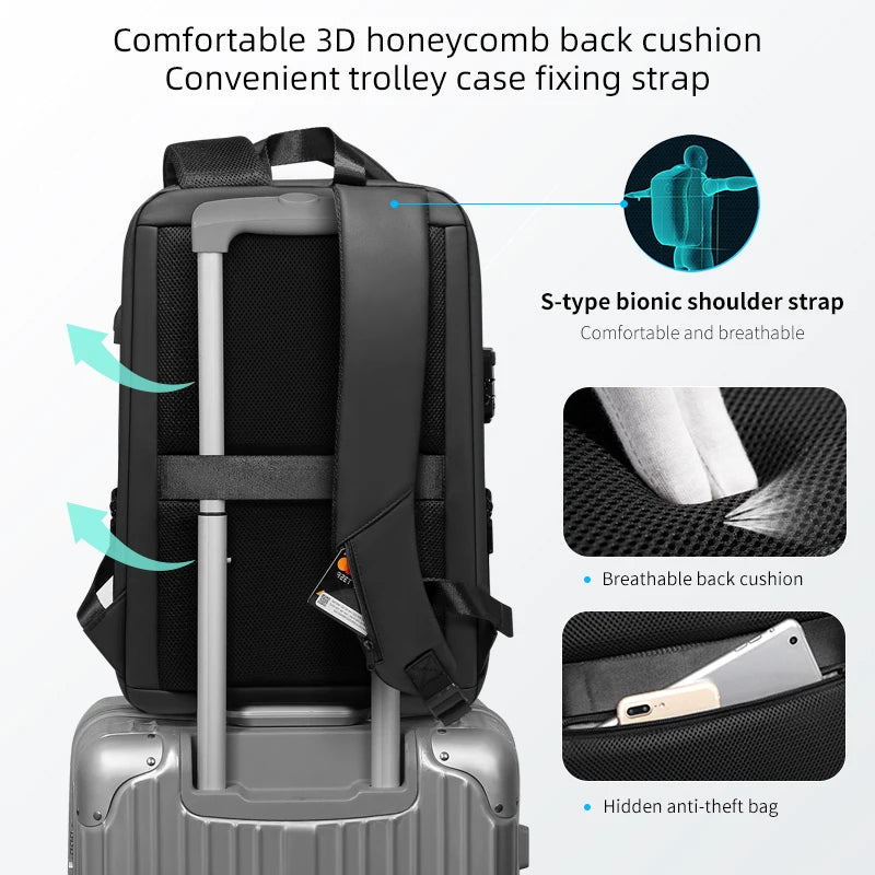 Laptop Backpack Anti-theft Waterproof