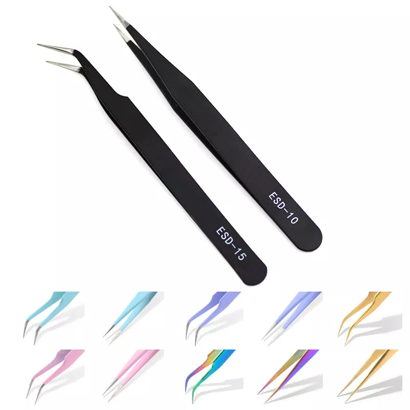 Anti-static Cross Tweezers Sewing Accessories Tools