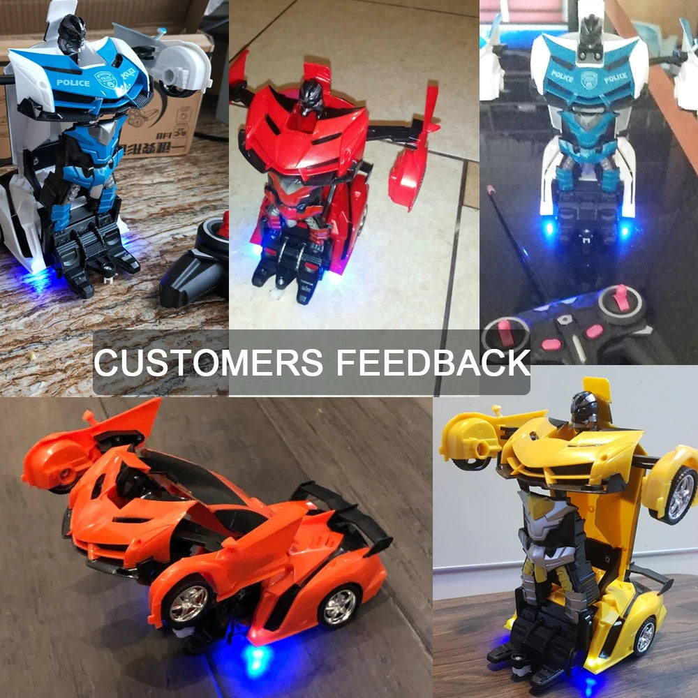 RC Car Transformation Robots Sports Vehicle