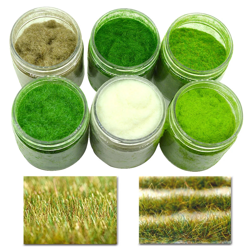 Static Grass Powder 3MM Turf Flocking Nylon Toy Model Scene Making