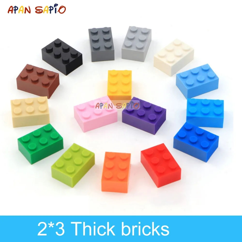 40pcs DIY Building Blocks 2x3 dots