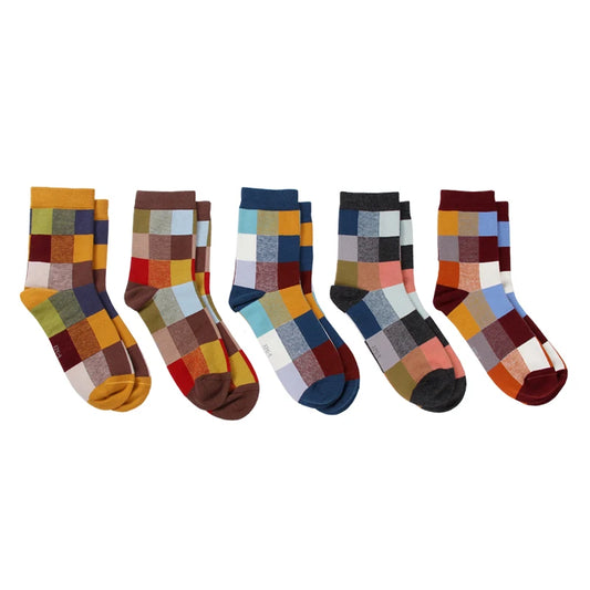 5 Pairs/Lot Combed Cotton Men's Socks