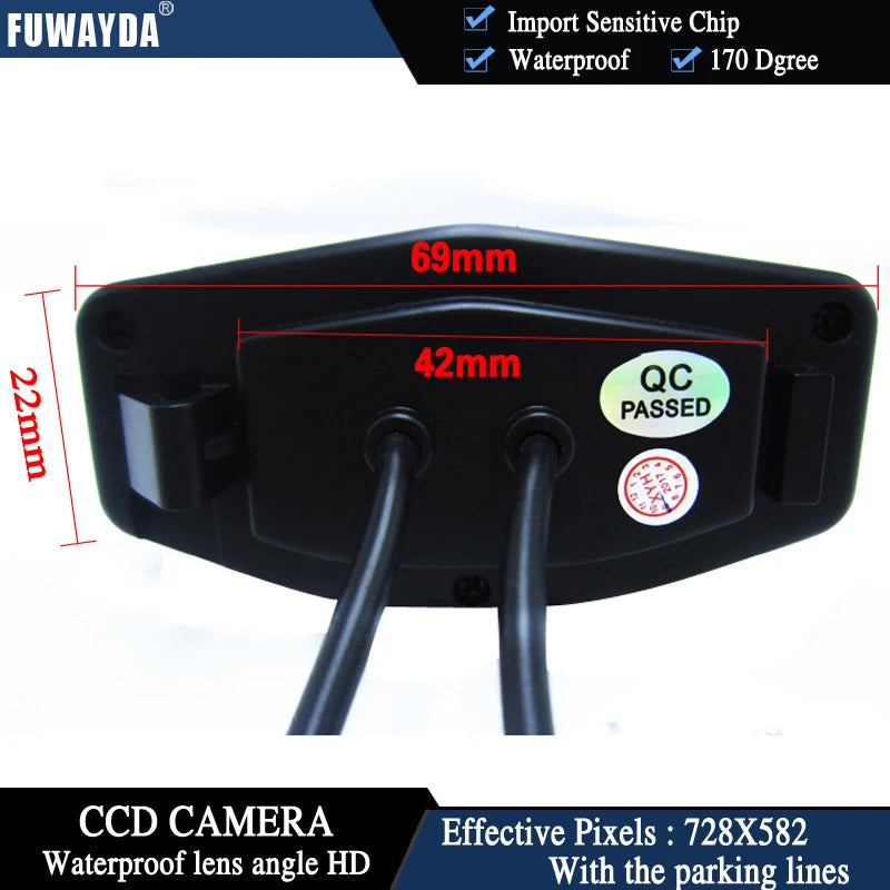 Night vision car reverse camera