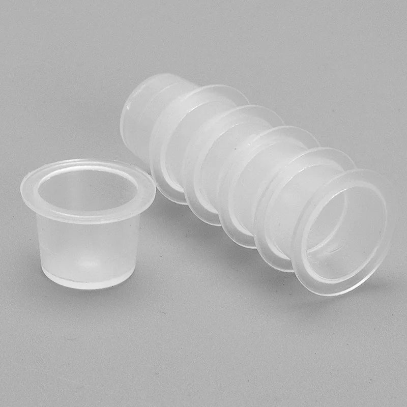 100 PCS Plastic Disposable Microblading Tattoo Ink Cups