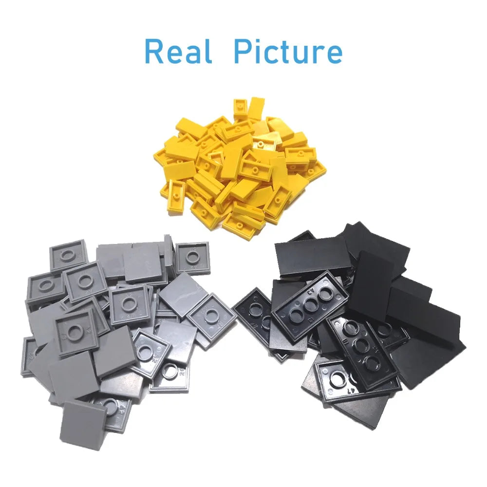 200pcs DIY Building Blocks Figure Bricks Ceramic Tile 2x2