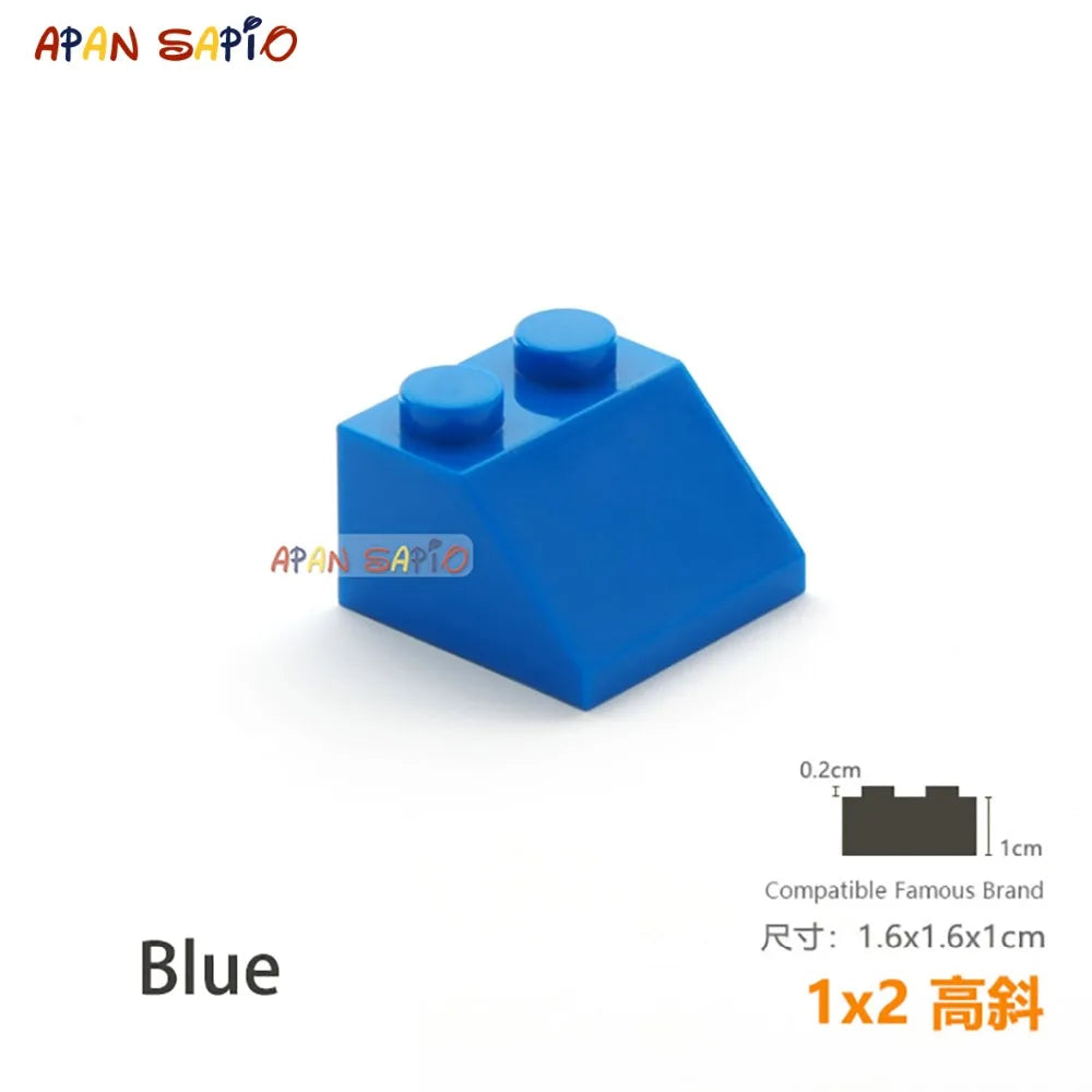 20pcs/lot DIY Blocks Building Bricks Bevel 1X2