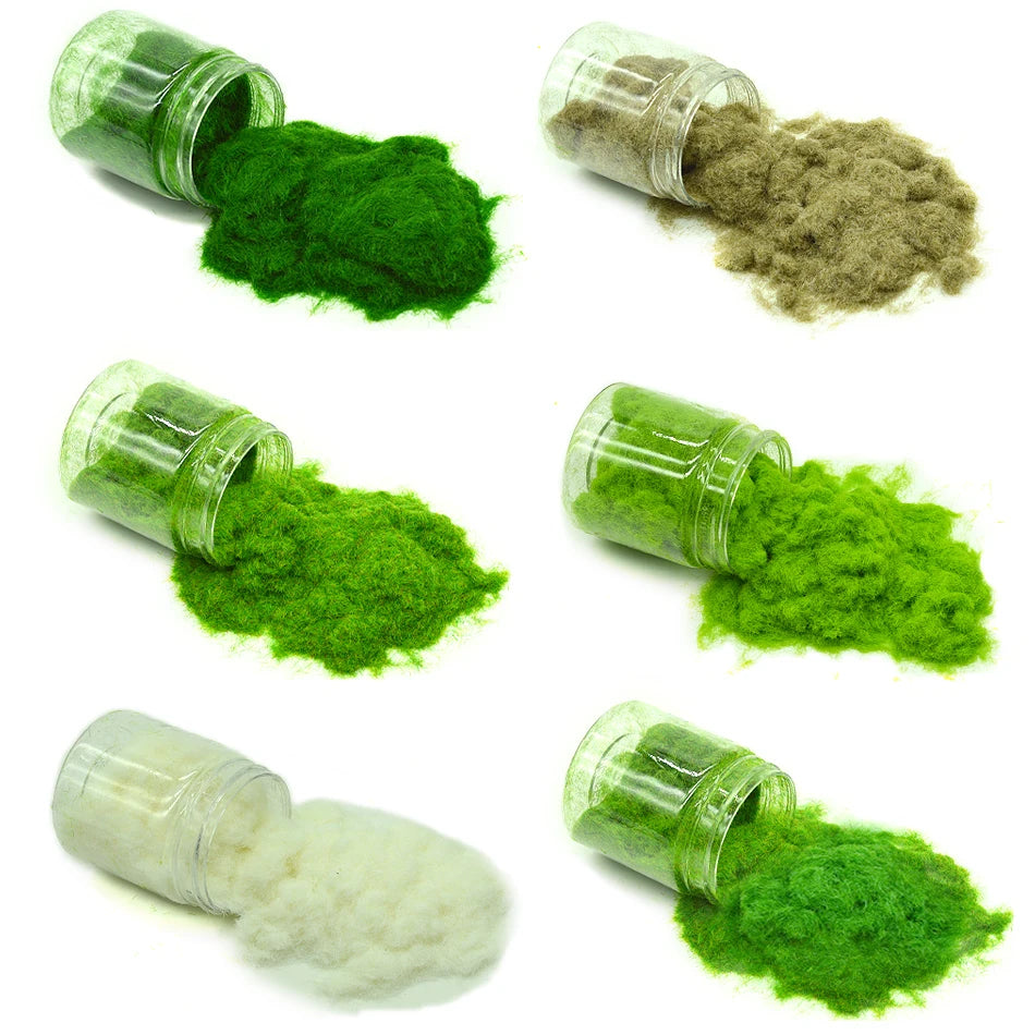 Static Grass Powder 3MM Turf Flocking Nylon Toy Model Scene Making