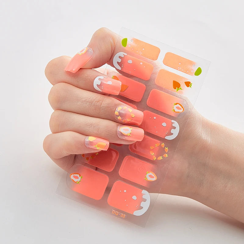 Full Cover Nail Stickers Designer Nail Decals