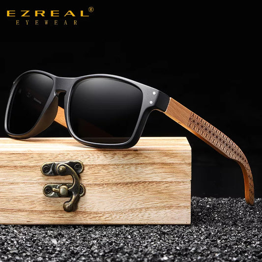 Beech wood Handmade Sunglasses Men