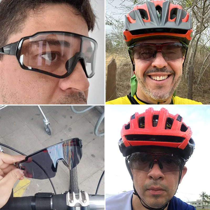 Photochromic Cycling Sports Men's Sunglasses