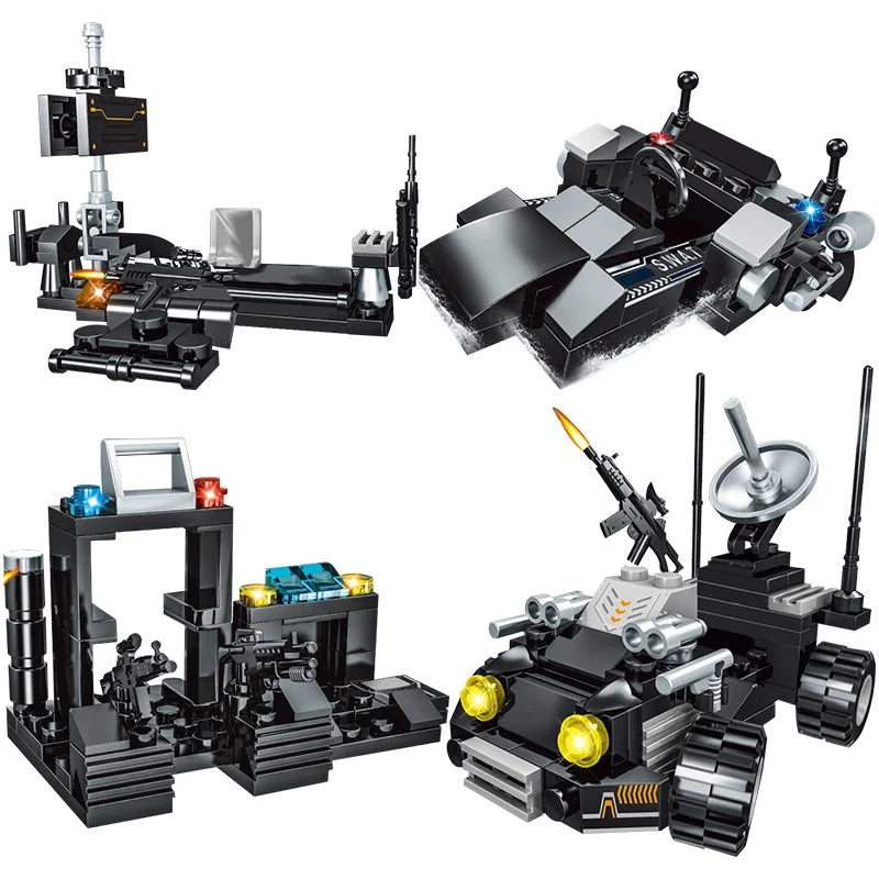 792 Pcs City SWAT Team Building Blocks