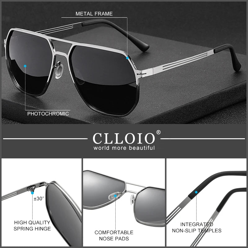 Photochromic Sunglasses Men Women