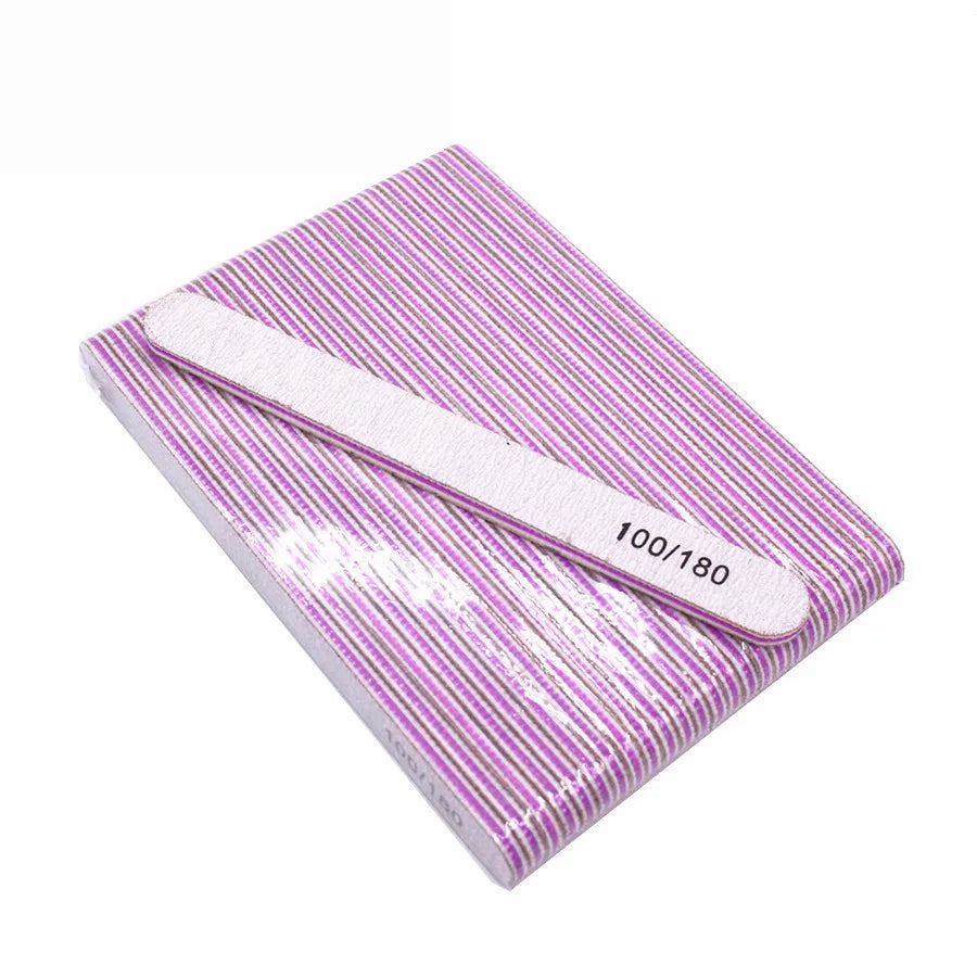 10pcs Different Shape Emery Nail File