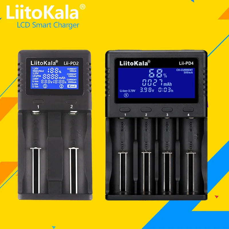 battery Charger for AA AAA 3.7V lithium NiMH battery