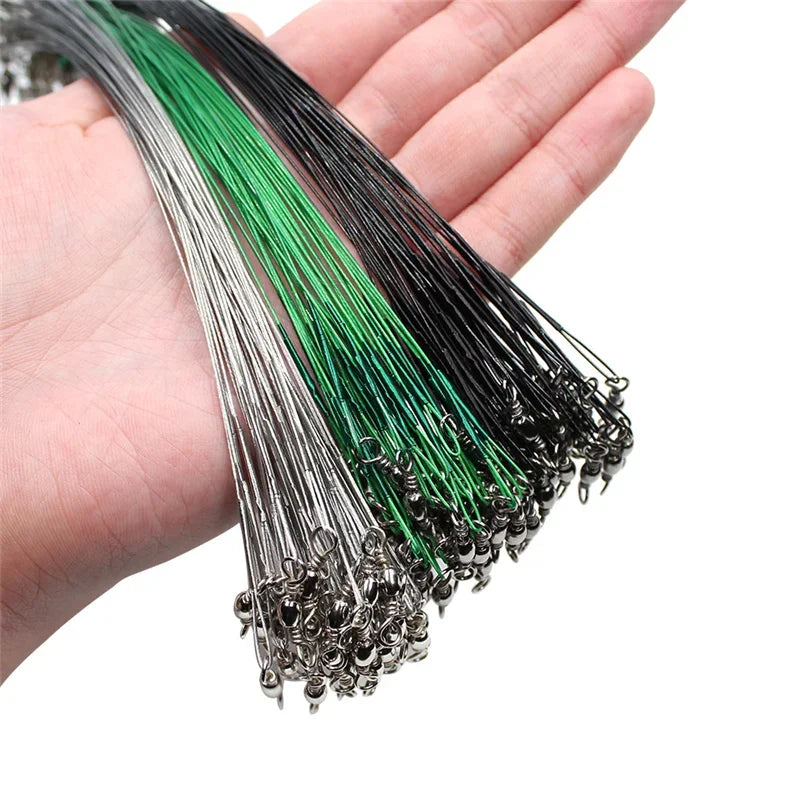 20PCS Anti Bite Steel Fishing Line