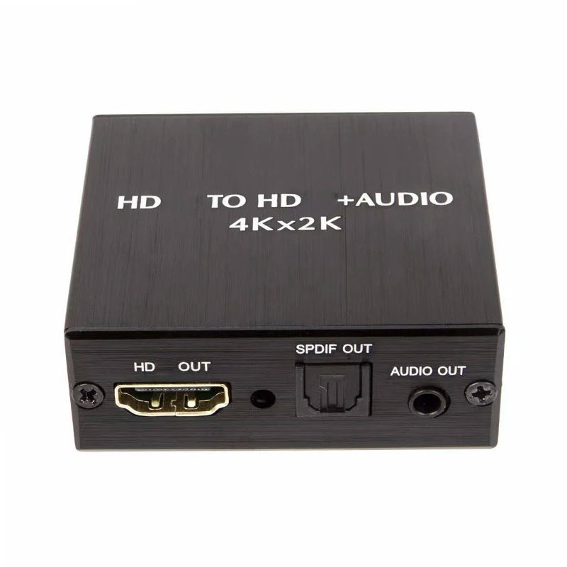 4K x 2K Video Audio Extractor HDMI-Compatible to 3.5MM Audio Converter