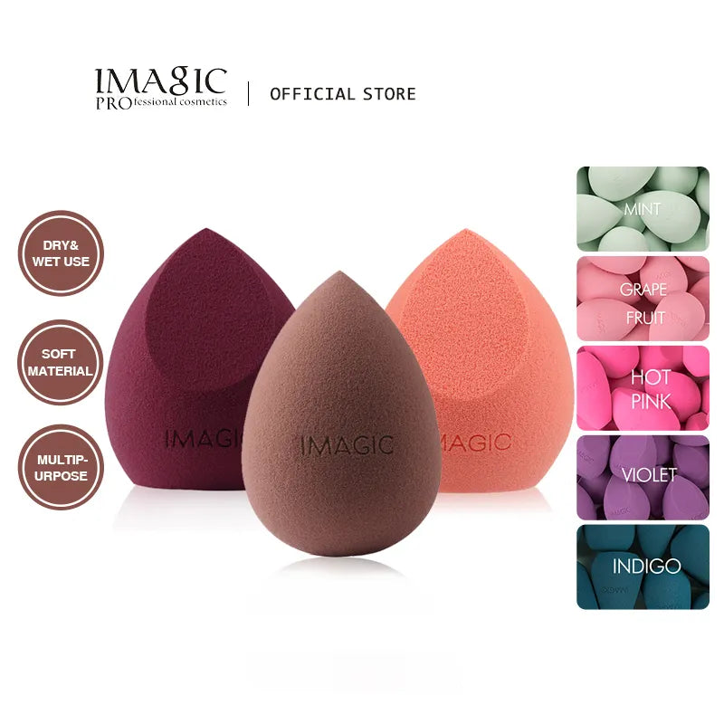 beauty sponge 3pcs face wash puff