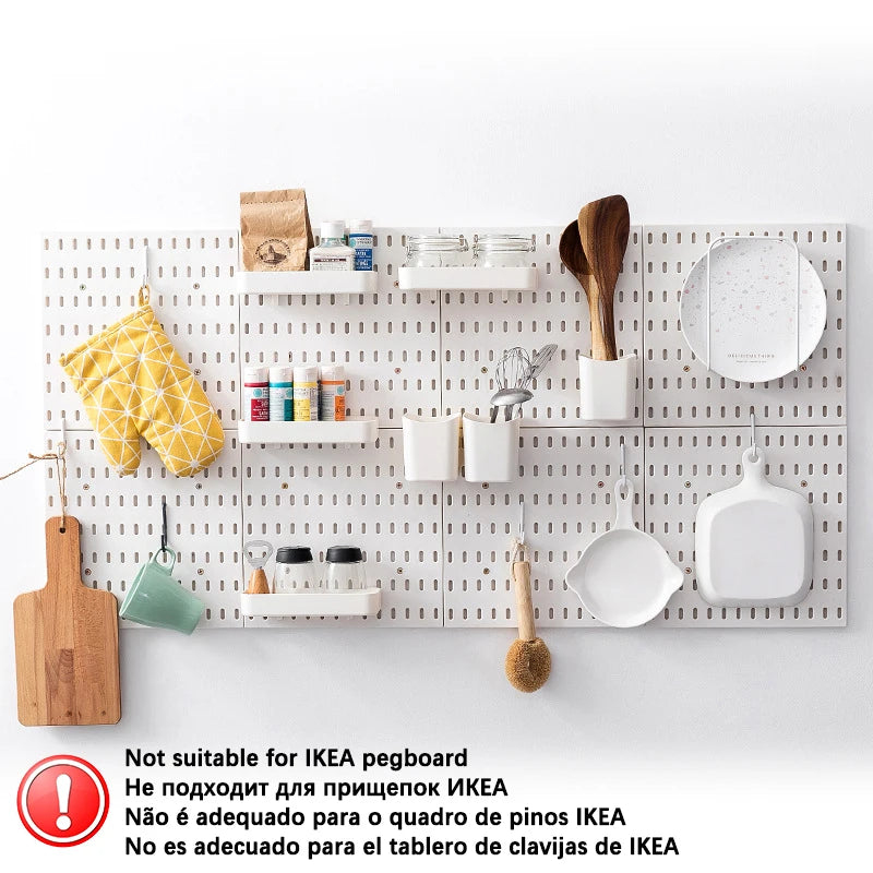 DIY Pegboard Accessories Hanging Shelf Storage Hooks