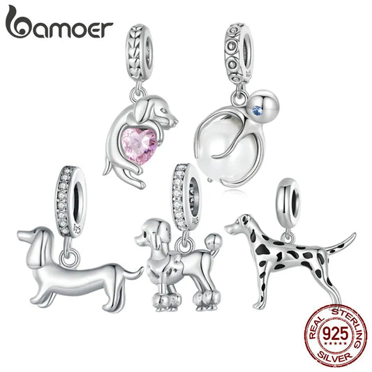 Pet Dog Charm Beads for Charm Bracelet