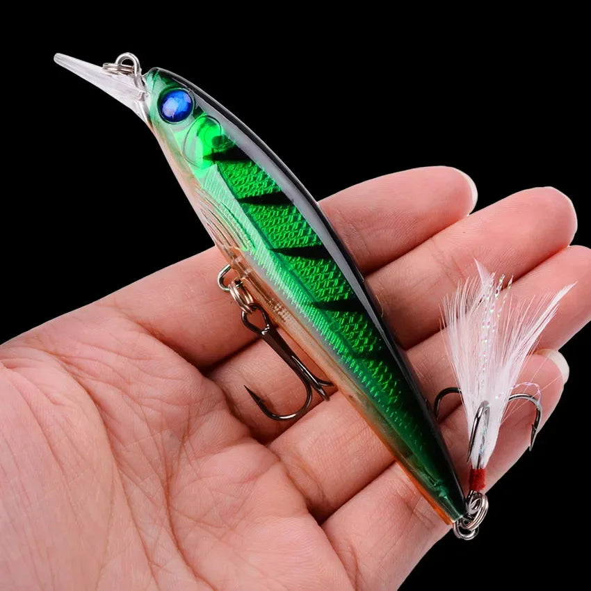 1PCS Laser Minnow Fishing Lure