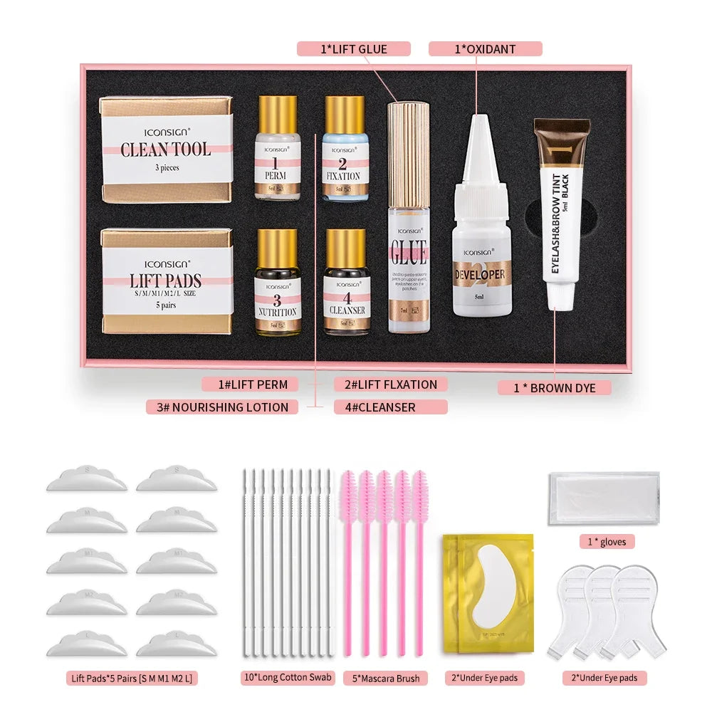 Lash Lift and Tint Kit Professional Eyelash Lifting