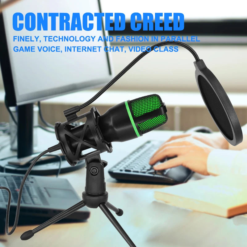 Professional USB Condenser Microphone For PC