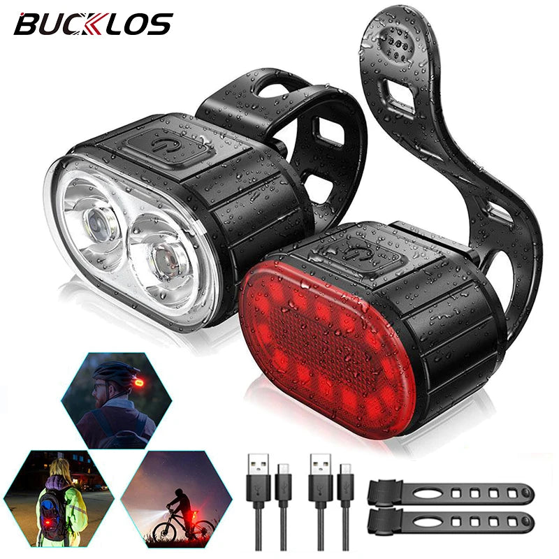 Bike Lighting Front and Rear Lights Bicycle Lamp