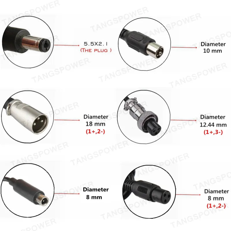 54.6V 3A Lithium Battery electric bike Charger