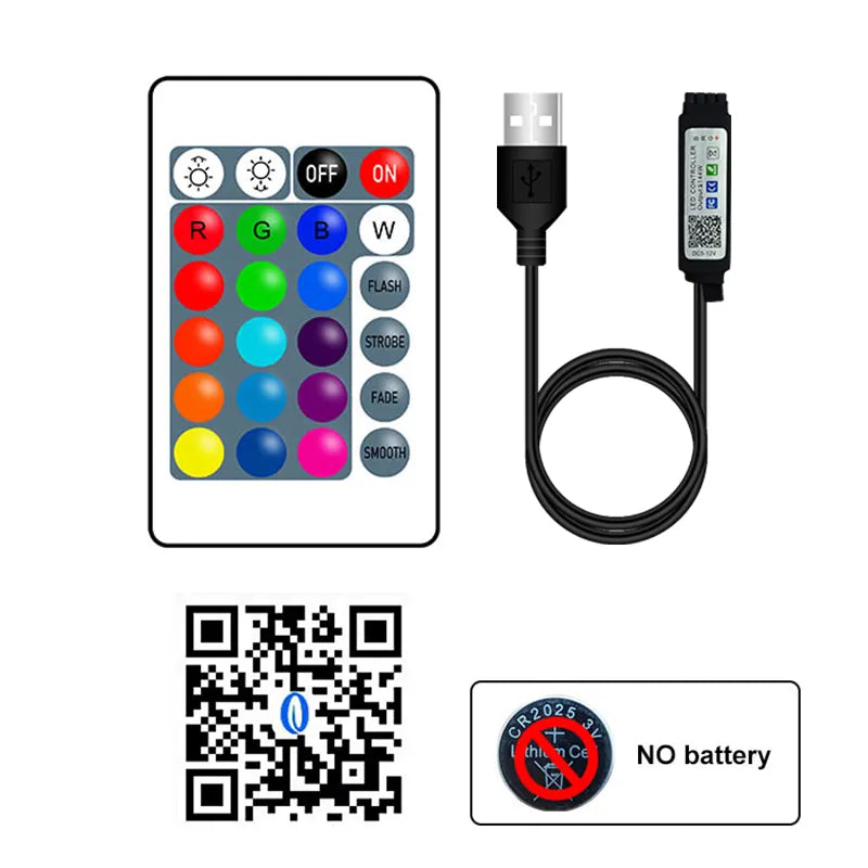 RGB LED Strip Light USB Bluetooth