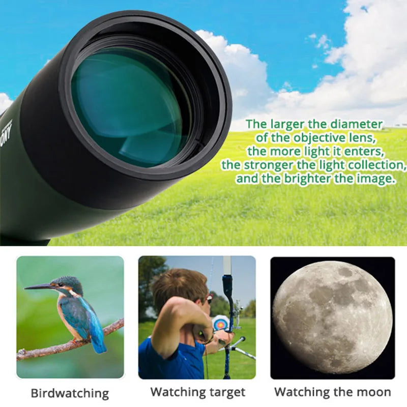 Spotting Scope Zoom Telescope Powerful Monocular