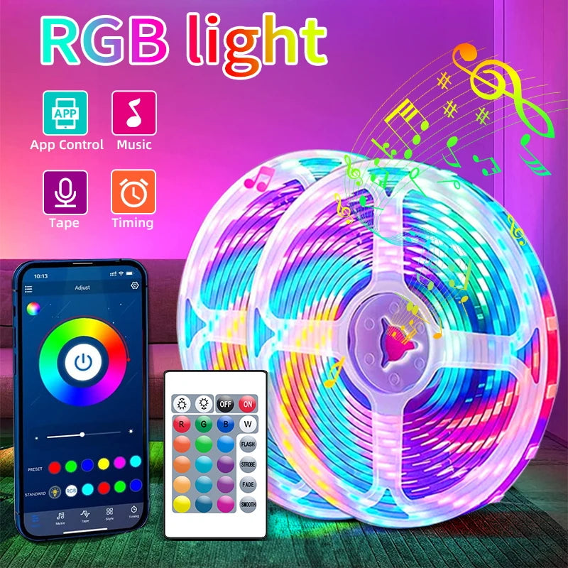 RGB LED Strip Light USB Bluetooth