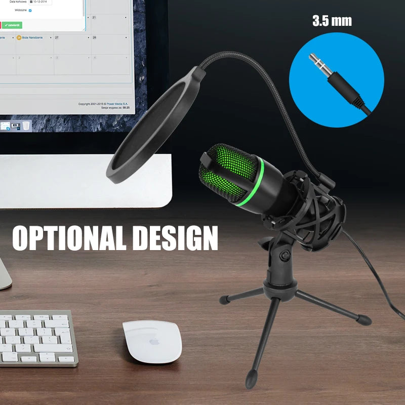 Professional USB Condenser Microphone For PC