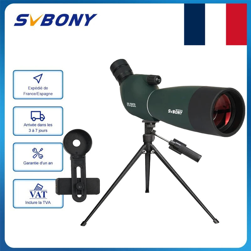 Spotting Scope Zoom Telescope Powerful Monocular