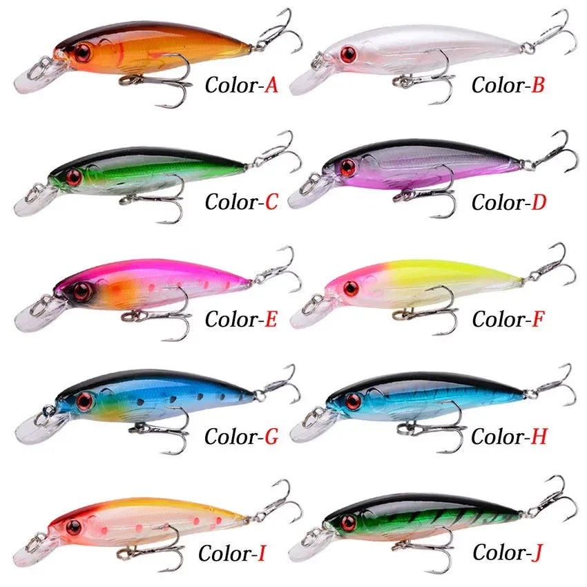 1PCS Laser Minnow Fishing Lure