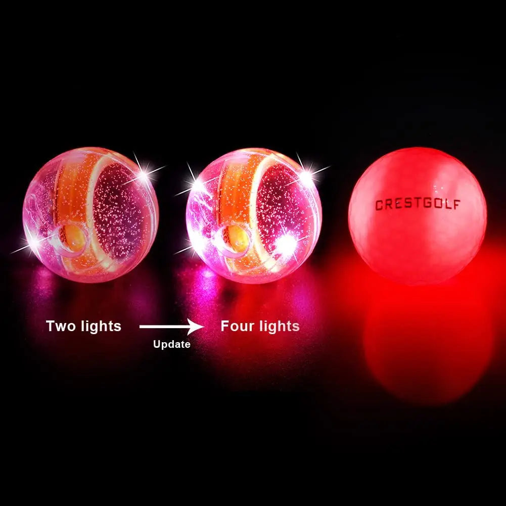 LED Golf Balls for Night Glow in The Dark