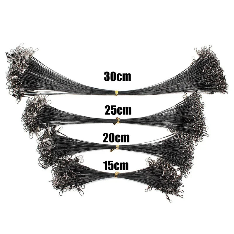 20PCS Anti Bite Steel Fishing Line