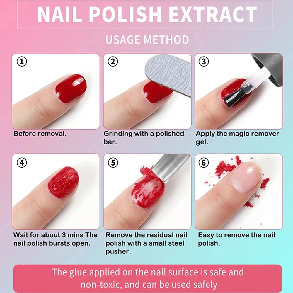 Set Nail Glue for Acrylic Nails