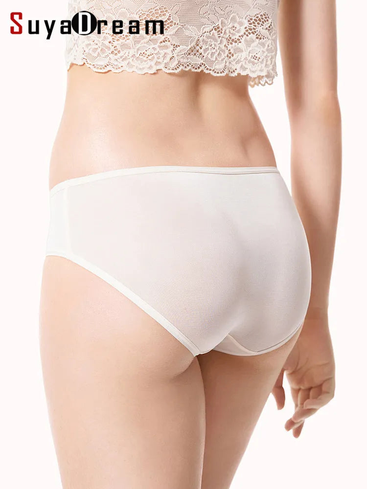 3pcs/lot 100% Natural silk Women Panties