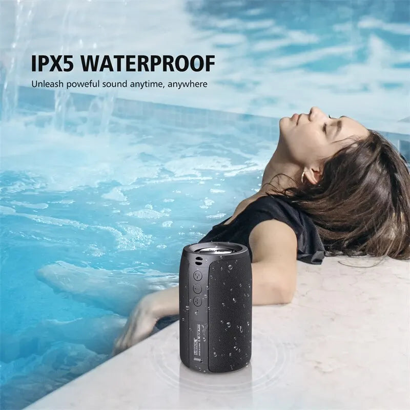 Portable Wireless Speaker Subwoofer Stereo Waterproof