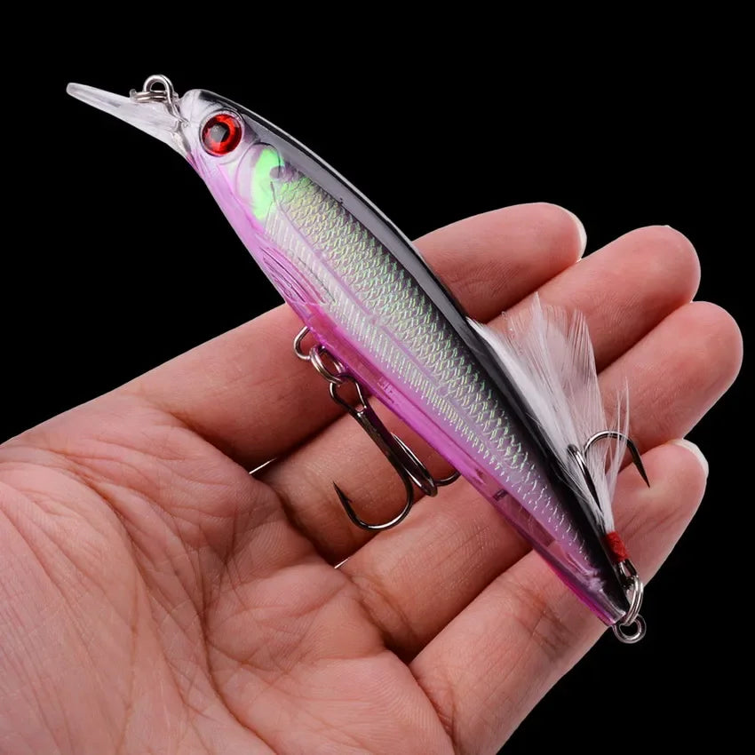 1PCS Laser Minnow Fishing Lure